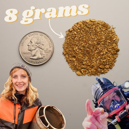 8 Grams - Emily Riedel's Real Bering Sea Gold Flakes